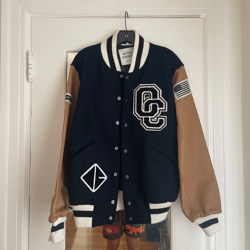 New Unworn Opening Ceremony Varsity Jacket